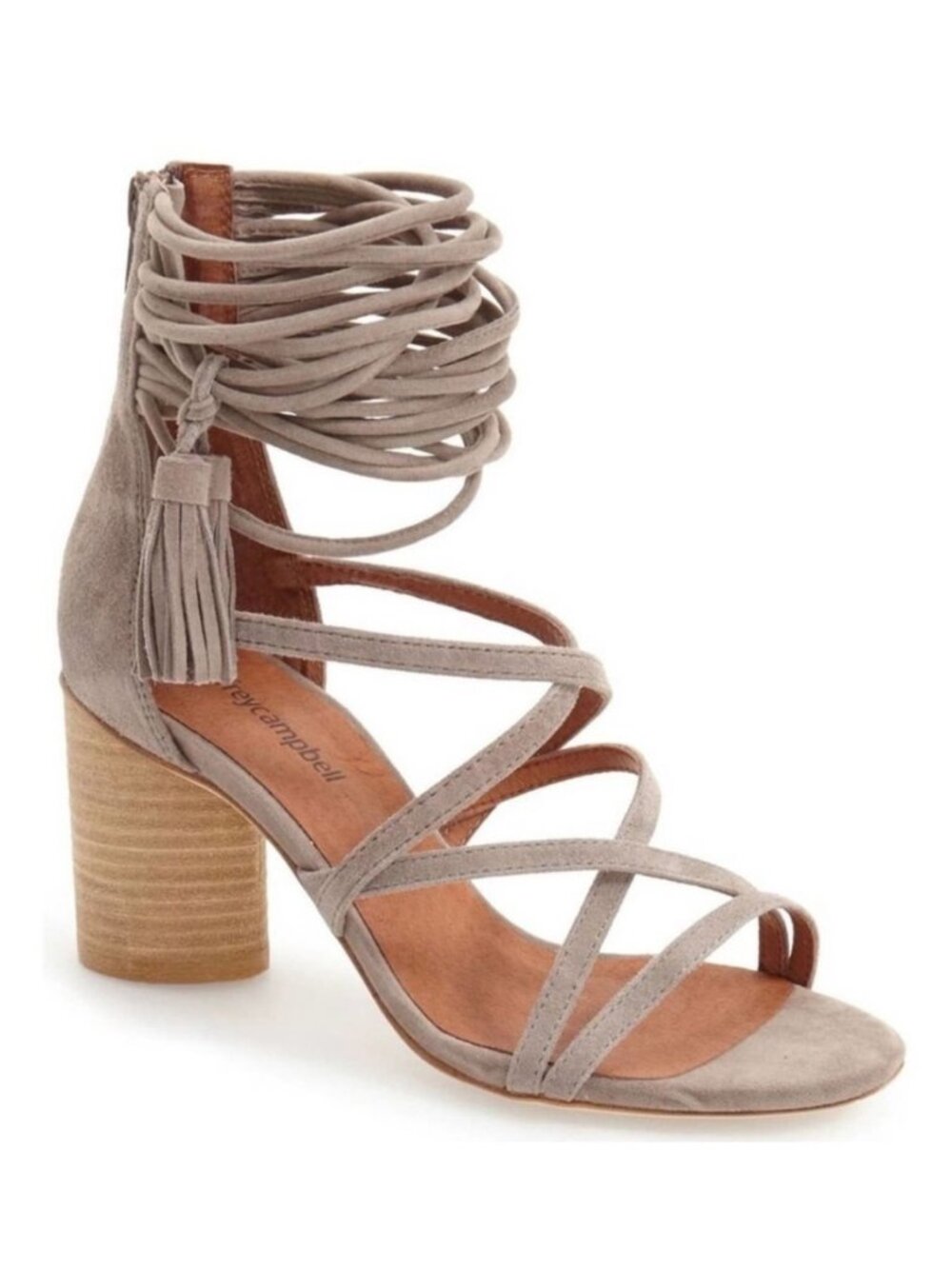 Jeffrey Campbell 'Despina' Strappy Sandal (Women Size 7)